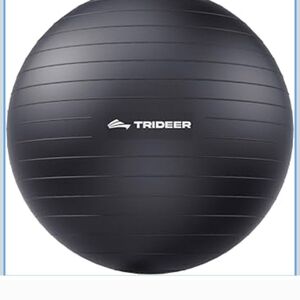 Trideer Small Black  Exercise Ball (15-18 Lines)